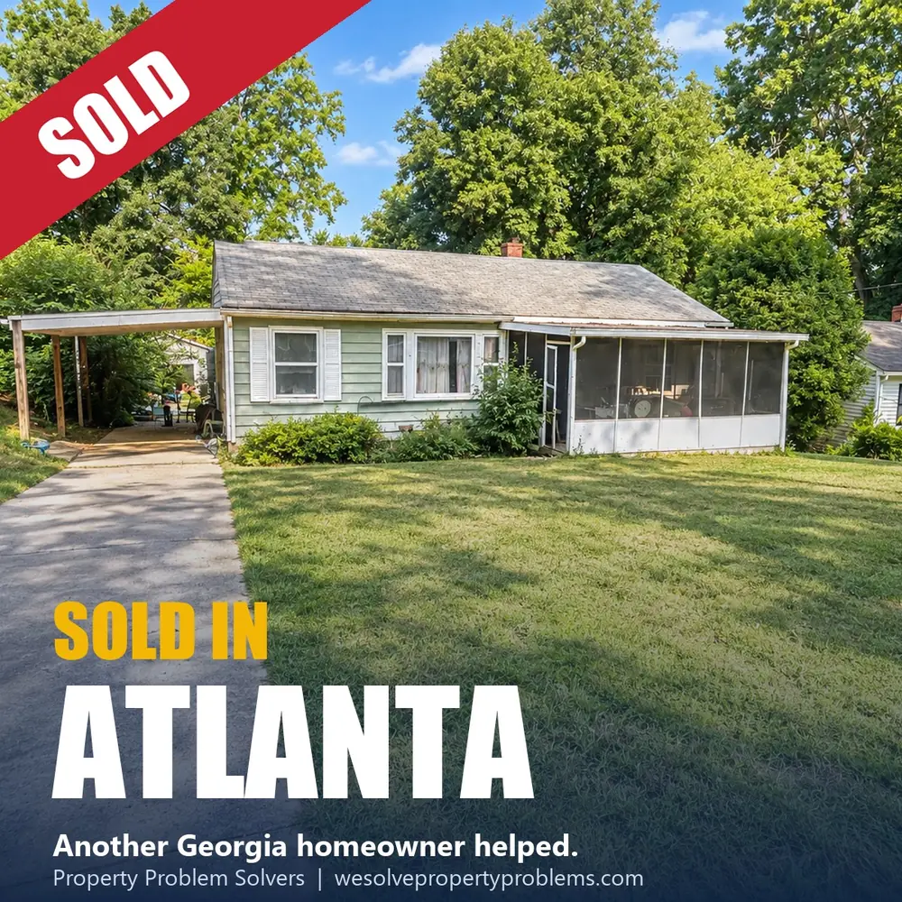 Fire-damaged house in Atlanta, Georgia sold as-is to Property Problem Solvers