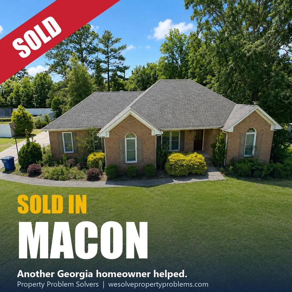 Brick house in Macon, Georgia sold as-is to Property Problem Solvers