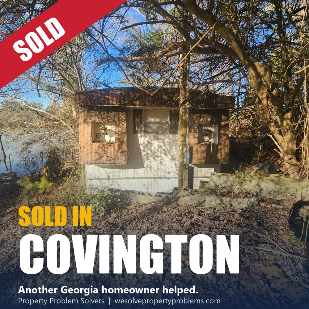 Mobile home in Covington, Georgia sold as-is to Property Problem Solvers