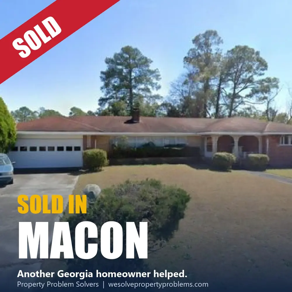 Mold-damaged house in Macon, Georgia sold as-is to Property Problem Solvers