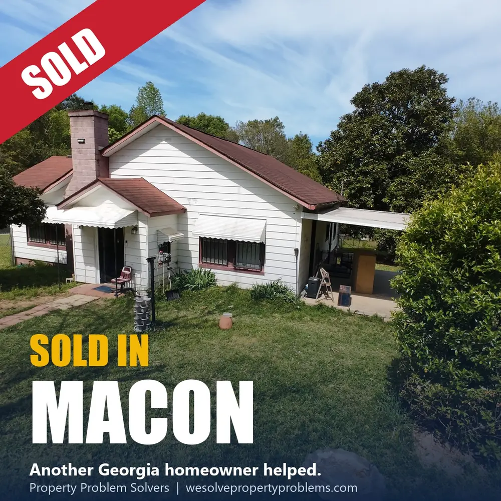Outdated house in Macon, Georgia sold as-is to Property Problem Solvers