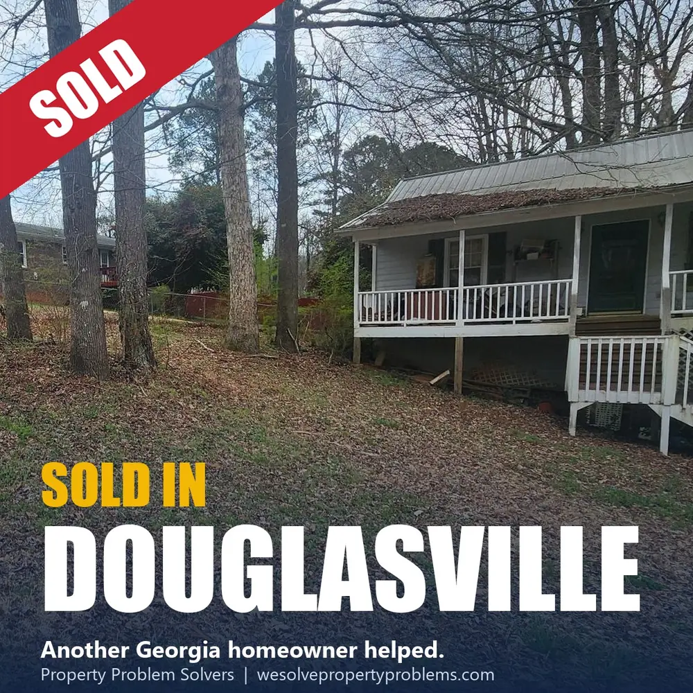 Vacant house in Douglasville, Georgia sold as-is to Property Problem Solvers
