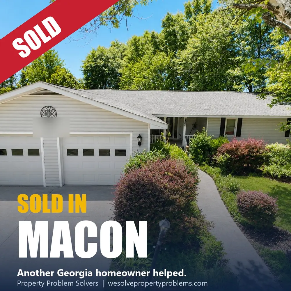Vacant house in Macon, Georgia sold as-is to Property Problem Solvers